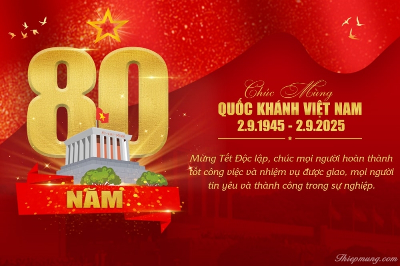 THÔNG BÁO LỊCH LÀM VIỆC DỊP NGHỈ LỄ QUỐC KHÁNH 𝟎𝟐/𝟎𝟗/𝟐𝟎𝟐𝟓