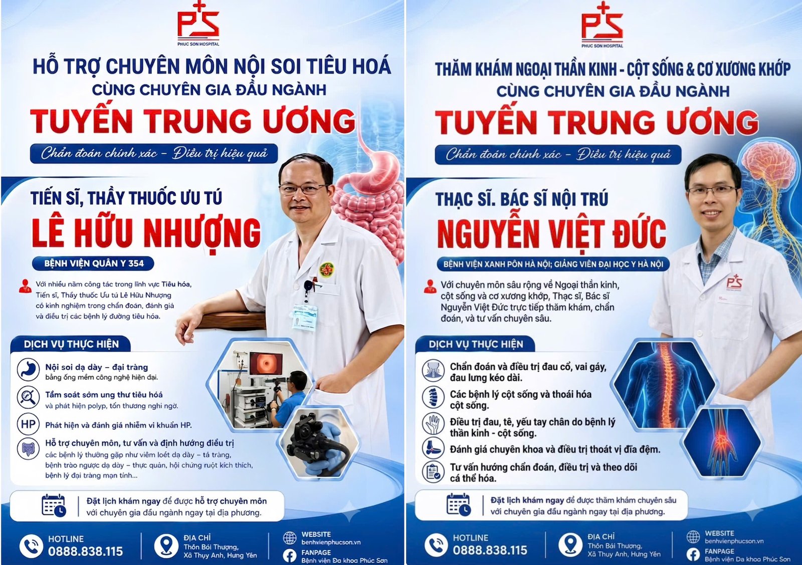 🌟CÙNG CHUYÊN GIA TUYẾN TRUNG ƯƠNG – TIẾP CẬN Y TẾ CHUYÊN SÂU NGAY TẠI BỆNH VIỆN ĐA KHOA PHÚC SƠN !!!🌟